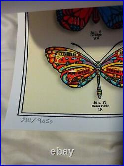 Dead And Company 2019 Tour VIP Butterfly Poster #2111 By EMEK Bob Weir & Co