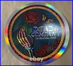 Dead And Company 2023 Final Tour Foil Poster Round Status Serigraph & Co