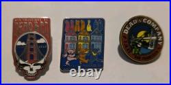 Dead And Company 2023 San Francisco 7/14.7/15.7/16 Official Pin Set