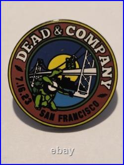 Dead And Company 2023 San Francisco 7/14.7/15.7/16 Official Pin Set