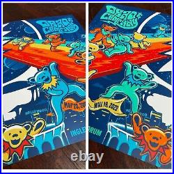 Dead And Company 5/19, 5/20/23 VIP Poster KIA Forum Jeremy Kramer numbered SET