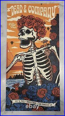 Dead And Company 7/16/23 OFFICIAL POSTER 2023 San Francisco Oracle Helton SUNDAY