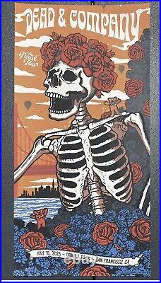Dead And Company 7/16/23 OFFICIAL POSTER 2023 San Francisco Oracle Helton SUNDAY