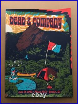Dead And Company Boulder Colorado June 18th 2022 Poster Night Glow Variant Mint