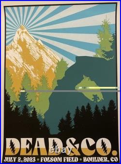 Dead And Company Boulder Poster N2 Tour VIP Folsom Duval Colo