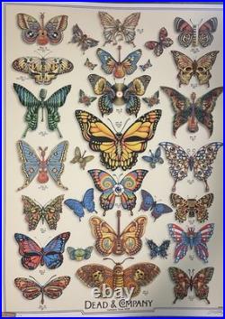 Dead And Company Butterfly Poster S/n Dead And Company Butterfly Poster S/n