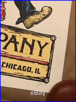 Dead & And Company Chicago Wrigley Field Concert Poster S/N A/P X/50 2017