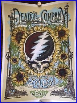 Dead And Company Chula Vista Sleep train Ca Tour Poster Grateful Dead LOOK