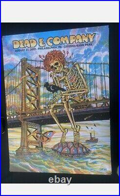 Dead And Company Citizens Bank Park Philadelphia Summer Tour 2021 Tour Poster