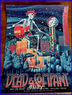 Dead And Company Dallas TX Dos Equis Amphitheatre 5/26/23 Poster Ryan 2023