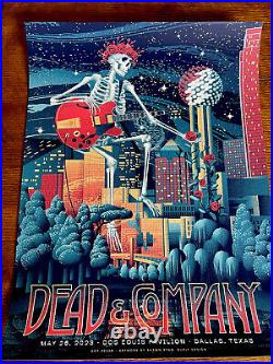 Dead And Company Dallas TX Dos Equis Amphitheatre 5/26/23 Poster Ryan 2023