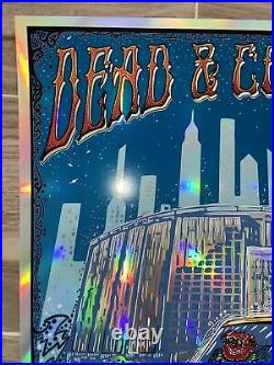 Dead And Company Foil Concert Poster 2017 MSG NY Signed By Artist Mike DuBois