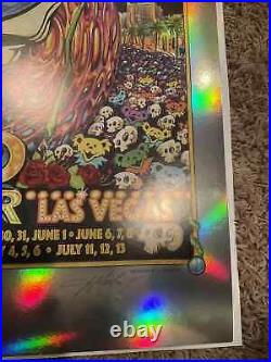 Dead And Company Foil Poster Sphere Las Vegas 2024 Aj Masthay