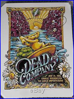 Dead And Company Gorge Poster 7-23-2016 S/N AJ Masthay