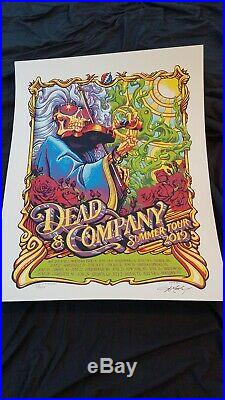 Dead And Company Grateful Dead 2019 Summer Tour Concert Poster. #97 artistsigned