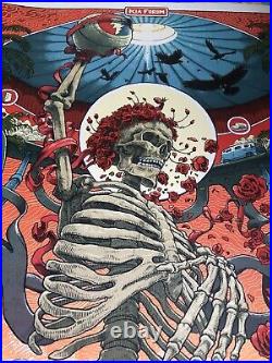 Dead And Company LA Forum 5/20 Los Angeles poster Signed Dave kloc 49/1200 LOW