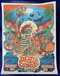 Dead And Company LA Forum 5/20 Los Angeles poster Zeb Love Xxx/1240 1st Show