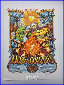 Dead And Company Limited Edition Summer 2018 Tour Signed Poster By AJ Masthay