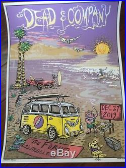 Dead And Company Los Angeles CaMike Dubois Super Vip Signed And # To Only 700