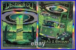 Dead And Company Mazza Foil Poster SET Las Vegas San Francisco GD60 Sphere
