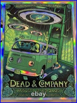Dead And Company Mazza Foil Poster SET Las Vegas San Francisco GD60 Sphere