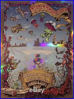 Dead And Company Official Show Poster Wrigley Field 2017 RARE