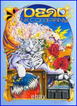 Dead And Company POSTER Sphere Residency Vegas 2025 S/N #/400 SIGNED AJ MASTHAY