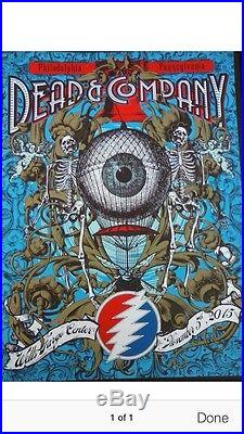 Dead And Company Philadelphia 11-5-15 Tour Poster