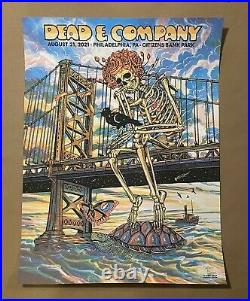 Dead And Company Philadelphia PA 2021 Poster Zeb Love AP Signed Numbered XX/120