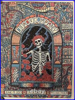 Dead And Company Philly Philadelphia VIP Poster 6/15/2023 Citizen's Bank Park