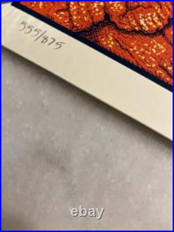 Dead & And Company Playing In The Sand Mexico 2020 Signed Diver Poster S/n #/875