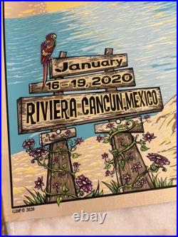 Dead And Company Poster 1/16-19/20 Cancun Mexico Mike DuBois #ed 178/600