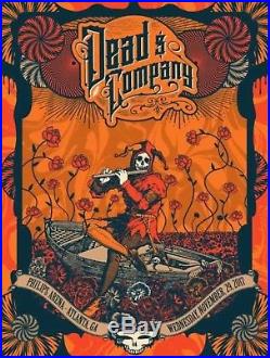 Dead And Company Poster 11-29-17 Atlanta, Ga. Bob Weir & John Mayer