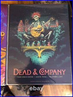 Dead And Company Poster Austin Texas 12.02.2017 RARE MINT