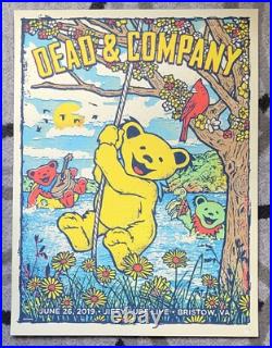 Dead And Company Poster Bristow 2019 Jiffey Lube Center 5/700 GIGART