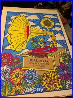 Dead And Company Poster June 6th 2018 Cuyahoga Falls Signed And Numbered Wow