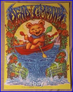 Dead And Company Poster MUNK ONE 2023 Saratoga Springs NY 743/1500 Dancing Bear