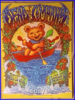 Dead And Company Poster MUNK ONE 2023 Saratoga Springs NY 743/1500 Dancing Bear