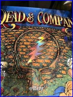 Dead And Company Poster Mike Dubois AJ Masthay June 14-15, 2019 OFFICAL FOIL