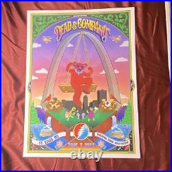 Dead And Company Poster St Louis Arch Hollywood Casino Amphitheater Print 6/7/23