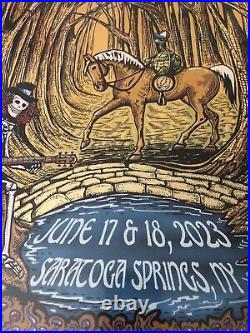 Dead And Company Saratoga springs Foil poster 202/1690. Mike Dubois. LOOK