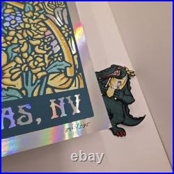 Dead And Company Sphere 7/11/24 Lava Foil Poster Las Vegas Grateful Gregg Gordon