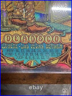 Dead And Company Sphere Poster Foil rare #40/335 Mint Condition