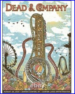 Dead And Company Tour Poster Darien Lake Buffalo NY Weir Mayer & Co Gigart