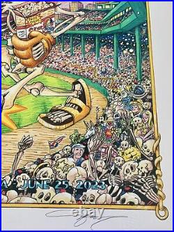 Dead And Company Uncut Fenway Poster 2023 AJ Masthay Signed #10/50