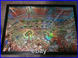 Dead And & Company Uncut Foil Poster Final Tour San Francisco 2025