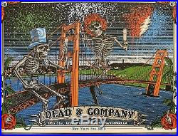 Dead And Company VIP Poster 12/31 NYE Chase Center San Francisco Numbered