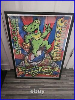 Dead And Company Vegas Sphere 8/9/24 Foil Poster Framed #497 Final Weekend Rare