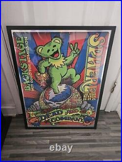 Dead And Company Vegas Sphere 8/9/24 Foil Poster Framed #497 Final Weekend Rare