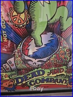 Dead And Company Vegas Sphere 8/9/24 Foil Poster Framed #497 Final Weekend Rare